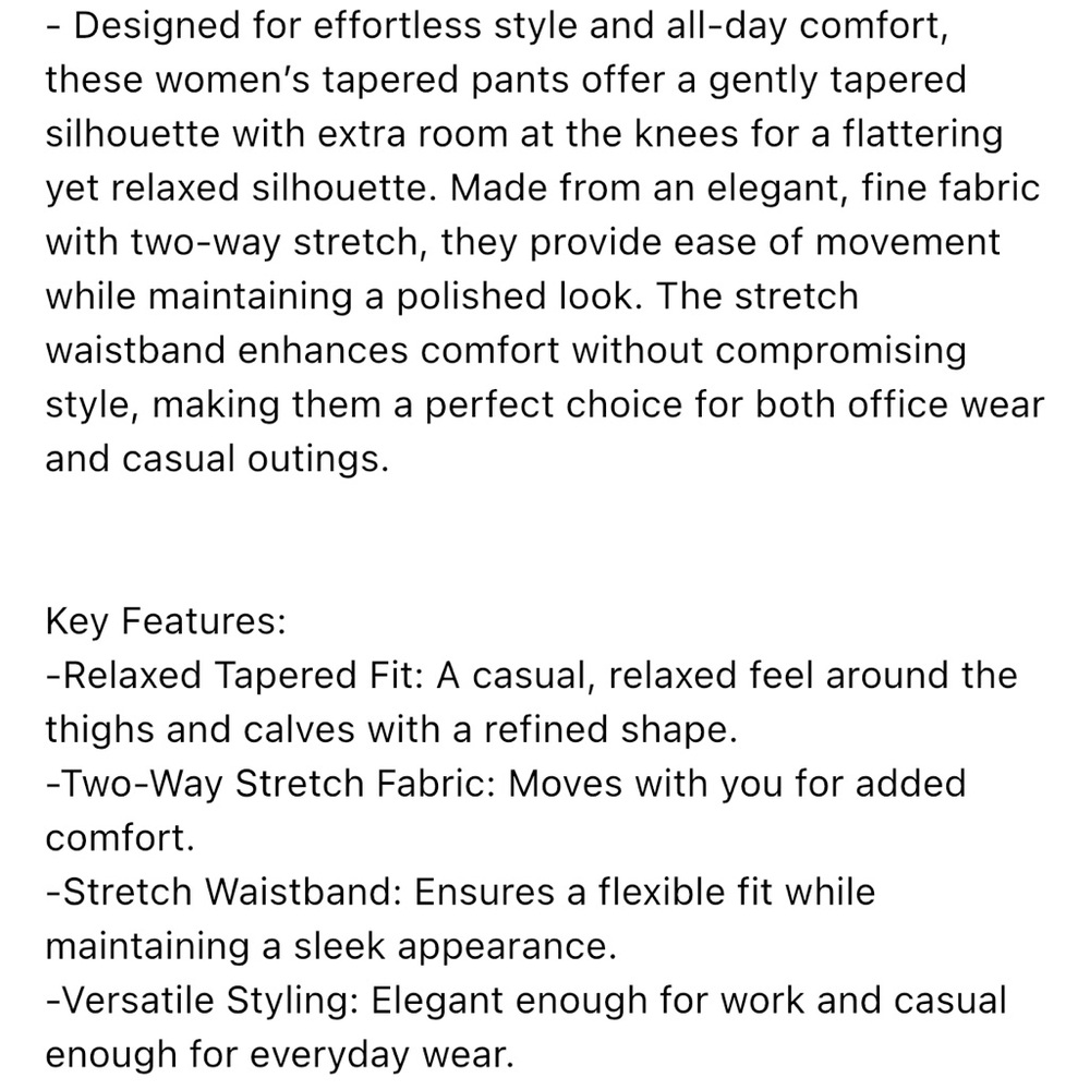 Uniqlo Smart Ankle Pants-Checked - Picture 6 of 8